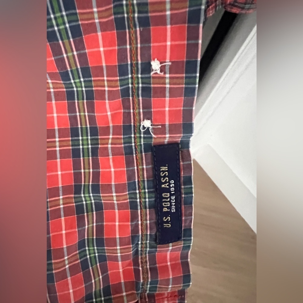US Polo Assn Plaid Button Down - Picture 4 of 6